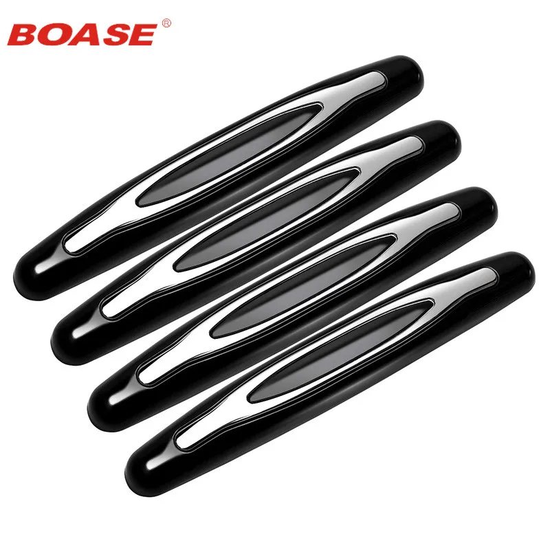 

Car Styling Mouldings 4pcs Door Edge Guard Strip Scratch Protector Anti-collision Corner Bumper Protective Strip