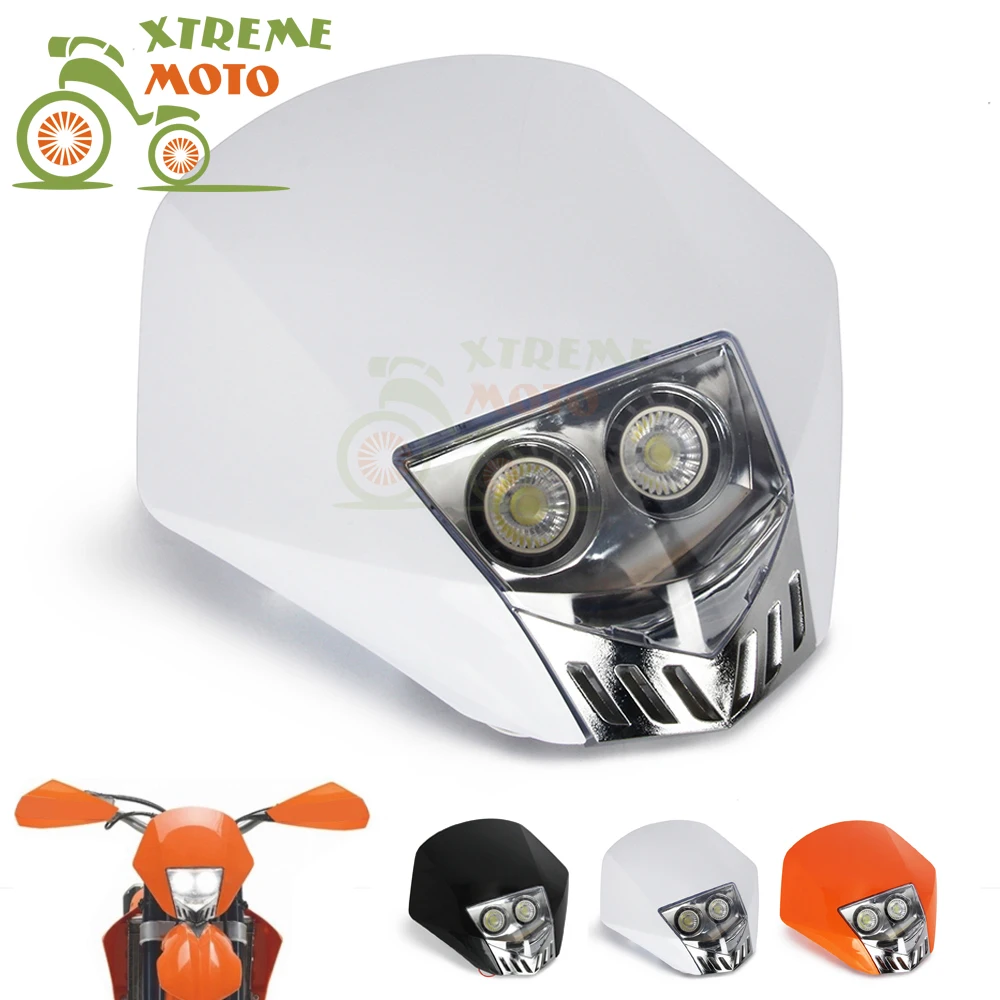 Motorcycle Headlights General Double Dual Head Lamp For KTM HONDA