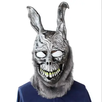 

The Angry rabbit mask Frank's evil silver rabbit Halloween high grade latex masks