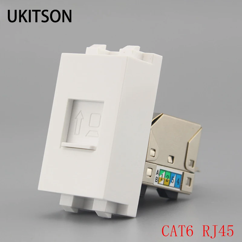 Щит CAT6 RJ45 модули UTP разъем Gigabit LAN Слот костюм для 86 118 стены Панель Frame