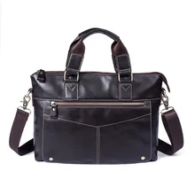 Модный мужской портфель из воловьей кожи, Мужская Дорожная сумка-мессенджер на плечо, повседневный деловой портфель из натуральной воловьей кожи, s сумка