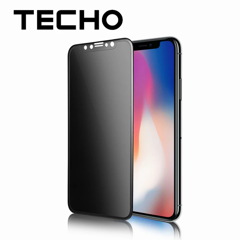 TECHO Full Cover Film Anti Glare Shield Tempered Glass Privacy Screen