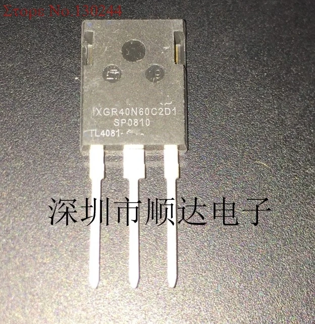 

5pcs/lot IXGR40N60C2D1 40N60C2D1 IXGR40N60 TO-3P In Stock