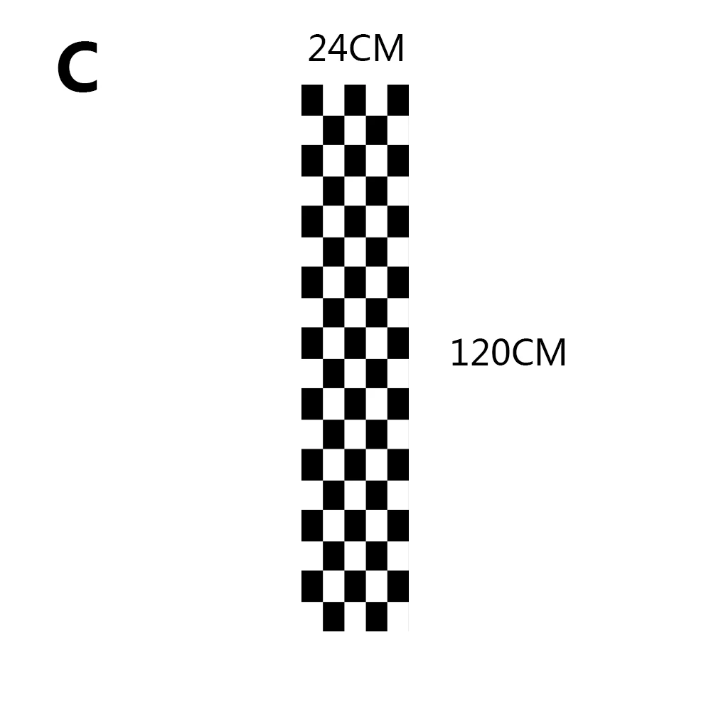 Крышка капота, наклейка для автомобиля, длинная полоса, Авто Виниловая пленка, наклейки для гоночного спортивного автомобиля, сделай сам, стильная наклейка, s, аксессуары для тюнинга автомобиля - Название цвета: C