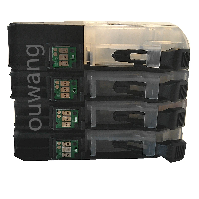 Многоразовый 4PK LC123BKCMY Совместимый картридж чип MFC J4410DW/MFC J4510DW/J4610DW/MFC J4710DW/MFC J2510