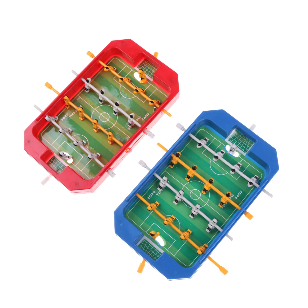 Football Mini Table Top Football Table Football Board Machine Game 4 Pole Desktop Toys Game Home Match Gift Toy For Child