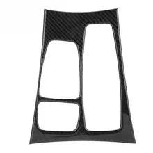 Углеродного волокна приборной панели автомобиля консоли CD Панель крышка декоративная отделка Стикеры для BMW X5 X6