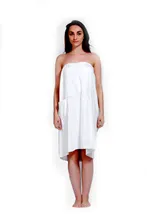 Sinland Microfibre Femmes de Spa Wrap Serviette Serviette De Bain avec Snap Fermeture