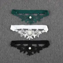 Женское сексуальное нижнее белье для костюмированной вечеринки с вышивкой, кружевное кольцо на ногу, украшение из искусственного жемчуга, свадебное тонкое эластичное бедро