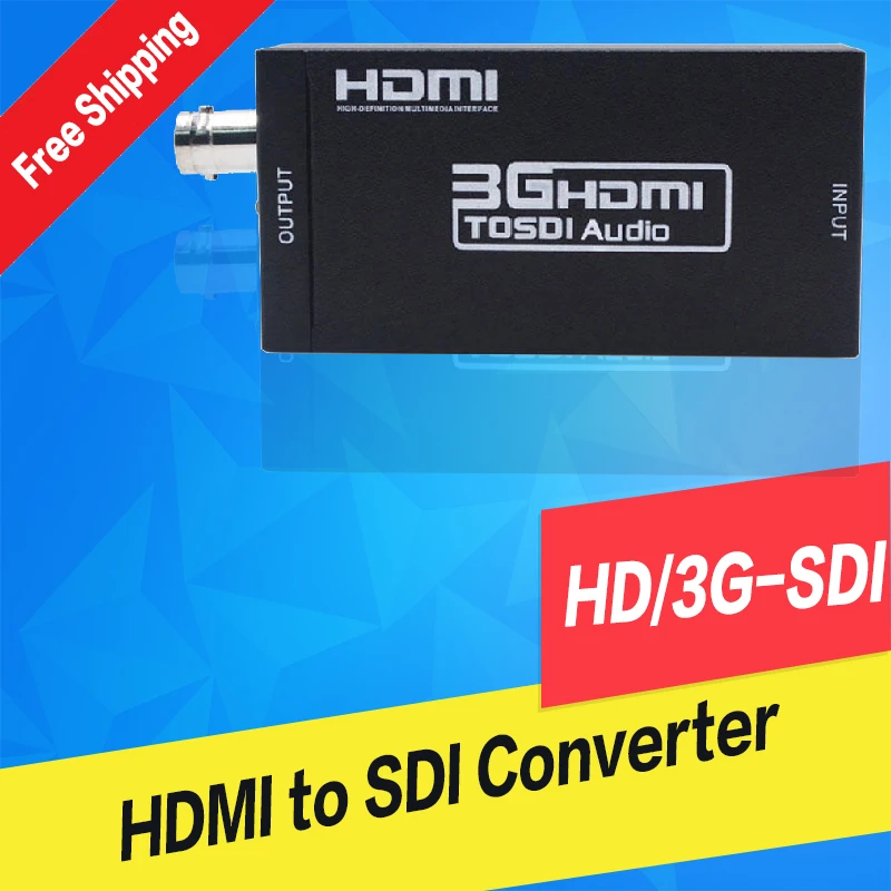 Преобразователь HDMI SDI в BNC SDI/HD SDI/3G 1080P Мультимедийный HD видео конвертер