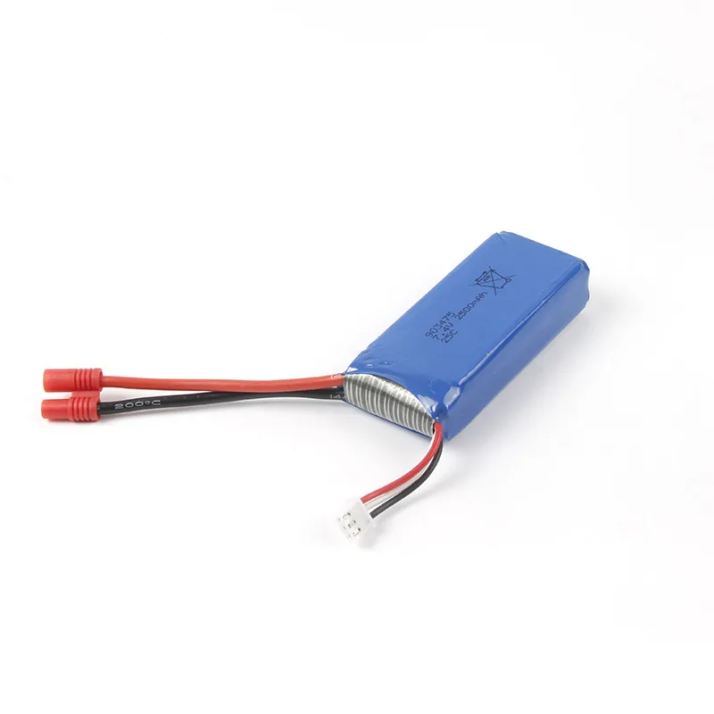 

Lipo Battery 7.4V 2500mAh Li-Polymer Battery + Balance Charge For X8C/X8W/X8G/X8HC/X8HW/X8HG Flysky Transmitter Brushless Motor
