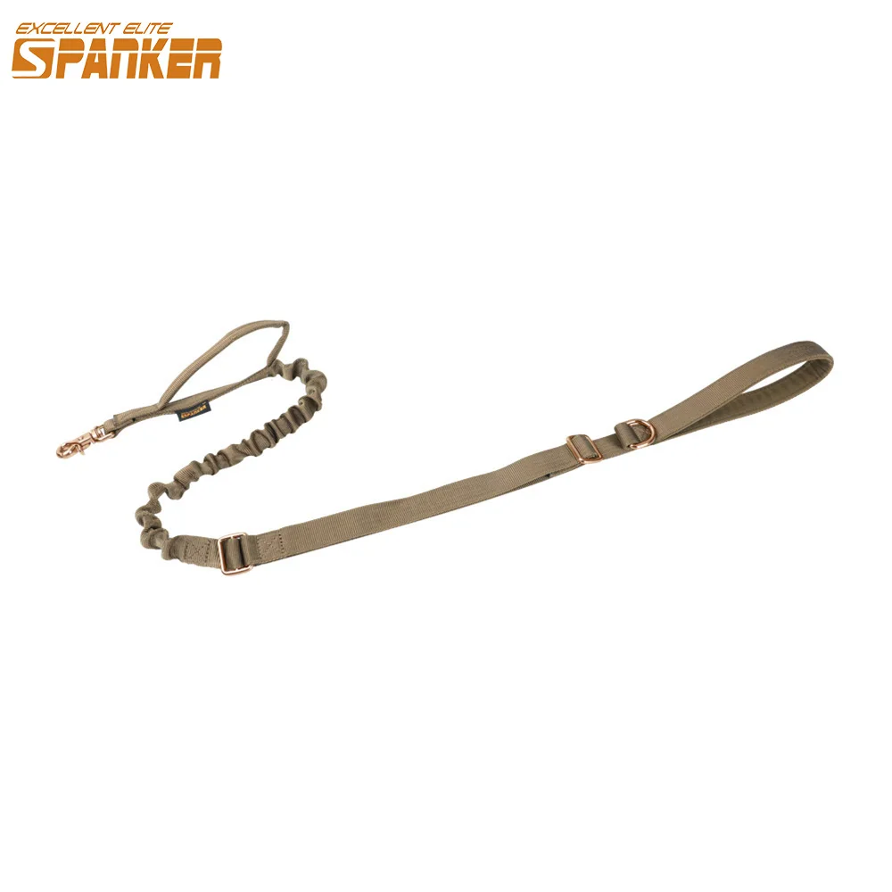 

EXCELLENT ELITE SPANKER Bungee Dog Leash Tactical Dog Leash Adjustable And Retractable Nylon Leashes For Dog With Strong Clasp