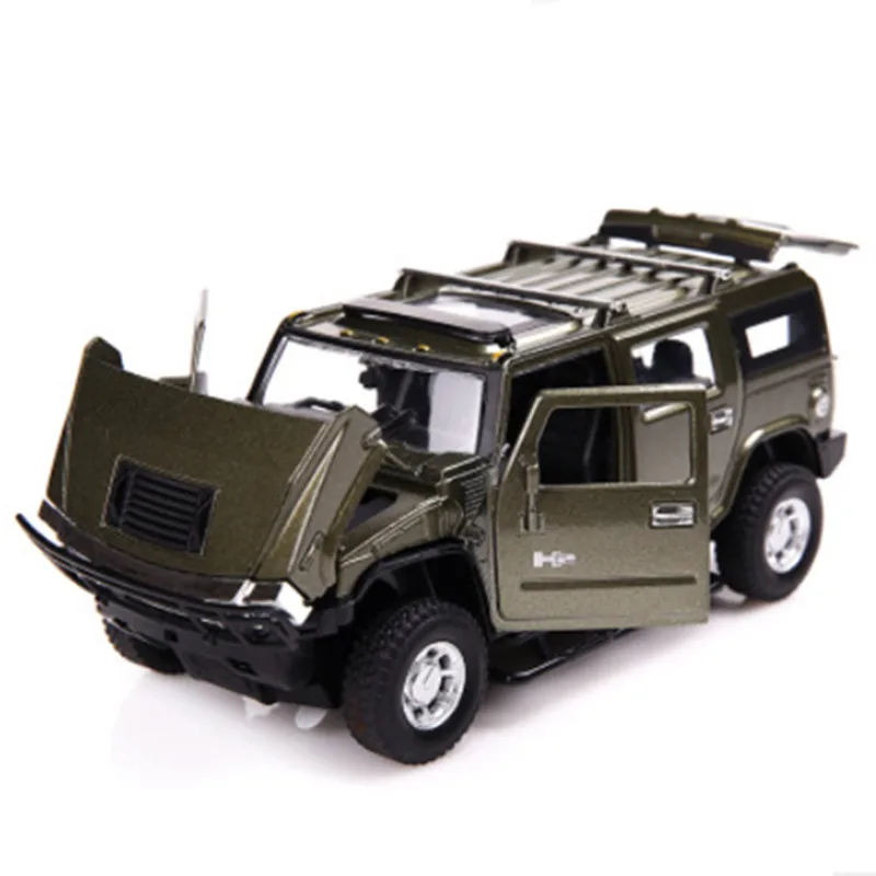 Модель автомобиля двойной лошади 1:32 модель Hummer H2 литье под давлением подарок на