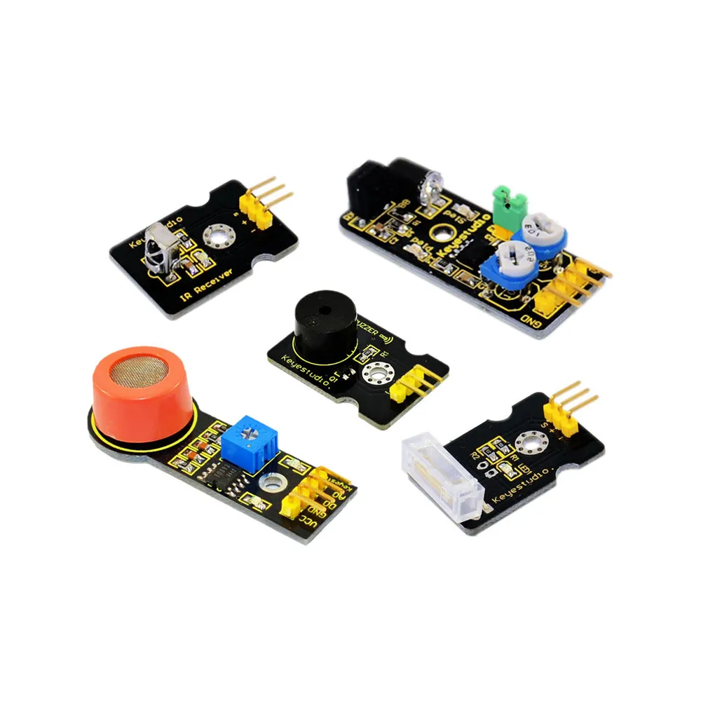 Новинка! Keyestudio датчик стартер Kit-K1 для Arduino обучения программирования с UNO R3+ DS18B20+ ИК приемник+ ИК передатчик