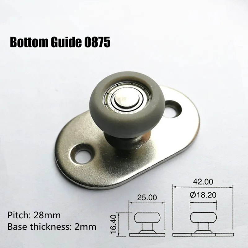 Buy Folding door parts push pull door track moving