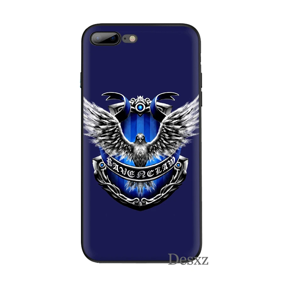 Силиконовый ТПУ чехол для телефона Ravenclaw Iphone 5 5s SE 6 6s 7 8 Plus X XS Max XR защитный