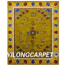YILONG 8'x10' Непальские шерстяные ковры ручной работы изысканный узор тибетские ковры(N04 8x10