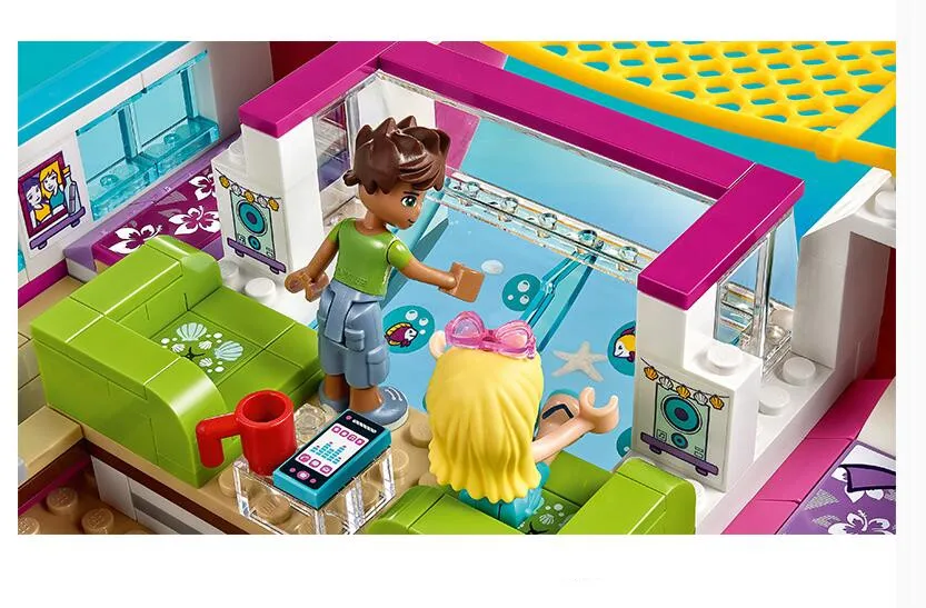 Lepin-01038-Friends-Girl-Series-651pcs-Building-Blocks-toys-Sunshine-Catamaran-kids-Bricks-toy-girl-gifts (1)