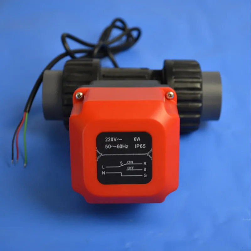 AC220V 2 way 3-проводное подключение режим клапана Керамика core Электрический шарик пластиковый клапан моторизованный шаровой клапан DN15 DN20 DN25