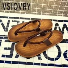 VSIOVRY/мужские сандалии; Летняя мода года; легкие мягкие удобные пляжные туфли на плоской подошве для мужчин; уличные сандалии