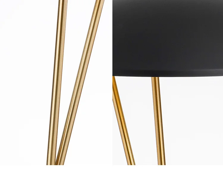 Estudo de Cobre e Trabalho Conduziu a Luz da Mesa Moderno e Minimalista Lâmpada de Mesa Retro Moda Europeia Olho 8 Luzes e Iluminação