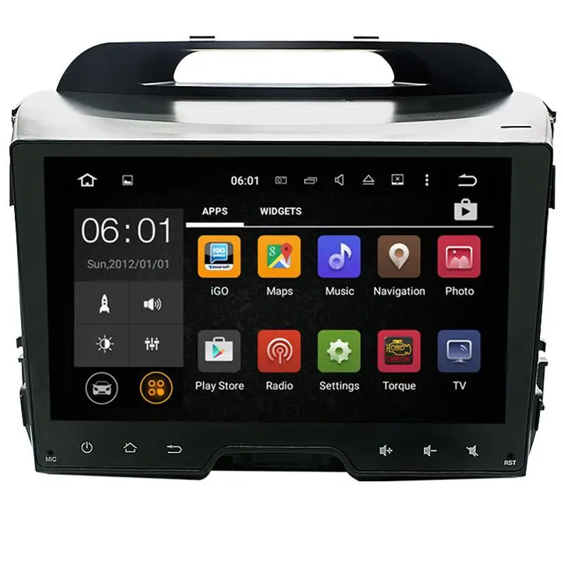 9 inch 2 Din Android car gps navigation for KIA sportage r Sportage 2010 2011 2012