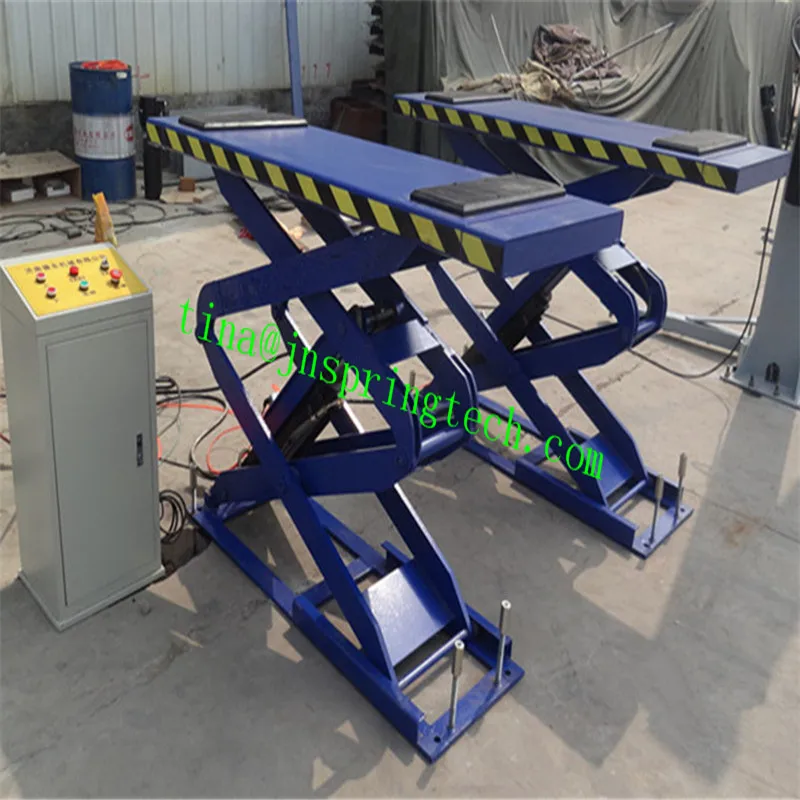 

3T Ground Hiding Scissor Car Lift with Extension Platform