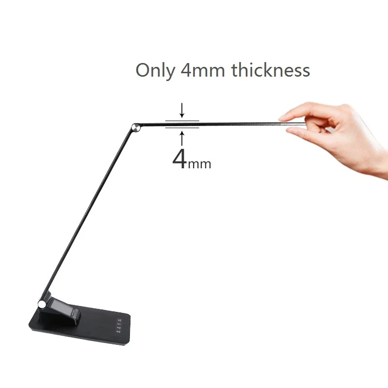  Ultra-thin Eye Protect LED Table Lamp Study Desk Lamp LCD display Light office 3 mode Dimmable Fold