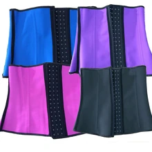 Большие размеры, XS-6XL, латексные корсеты для талии, корсеты из 4 стальных костей, сексуальный корсет, пояс для тренировок