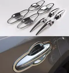 Ди автомобиля Интимные аксессуары для Toyota RAV4 RAV 4 2015 хромированной отделкой Хромированная отделка для автомобиля Дверные ручки чаша крышка