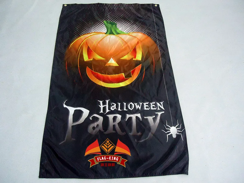pumpkin lantern flaghappy halloween day decorate 90150cm bannerchina