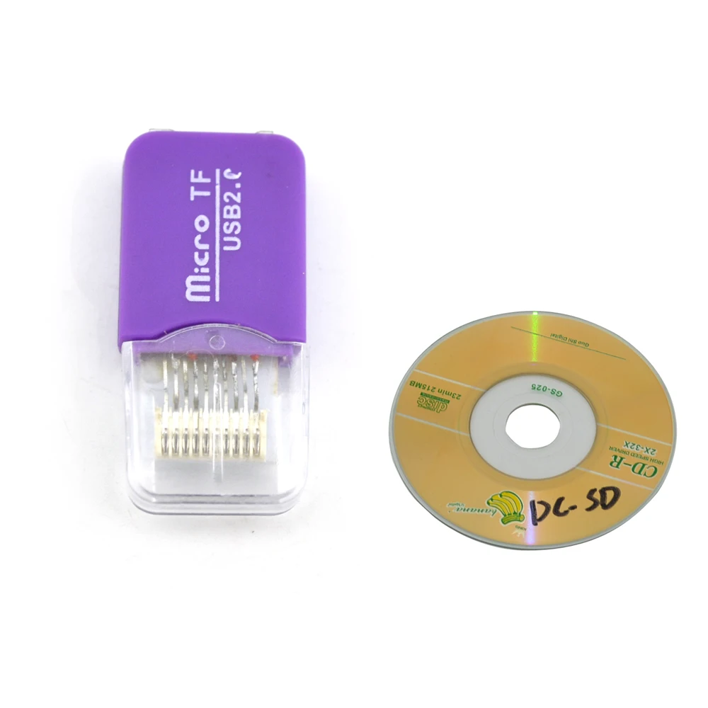 

High qualtiy iron plug SD TF adapter Card Reader converter with disc drive Manual strong for Sega DreamCast DC
