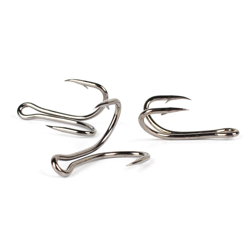 

50pcs 28# Double Fishing Hook High Carbon Steel Fly Tying Double Hook for Jig Bass Fishhook High Quality Accessories