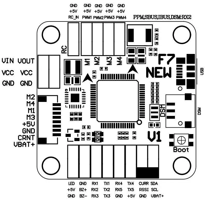 Петух 230 225 мм Квадрокоптер комплект R2306 2600kv двигатель F3/F4 Контроллер полета Littlebee 30A BLHeli-s ESC 700TVL камера