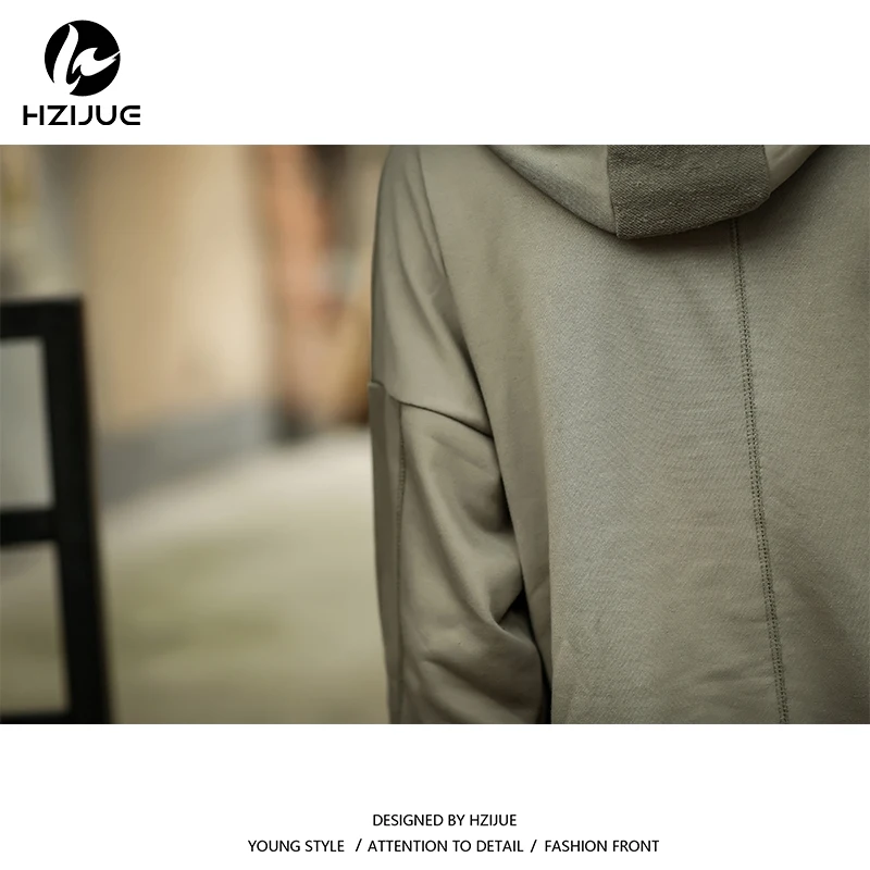 HZIJUE 2019 Justin Bieber Streetwear Classic Hoodie Basic Pure Color Oversize Bagg Men Brand Hip Hop Loose Cotton Hoodies