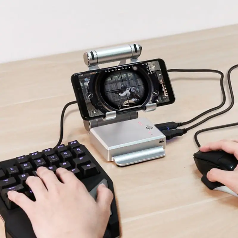 

X1 BattleDock Converter Stand Docking for PUBG, FPS games, Using with keyboard and mouse, Portable Phone Holder #0910