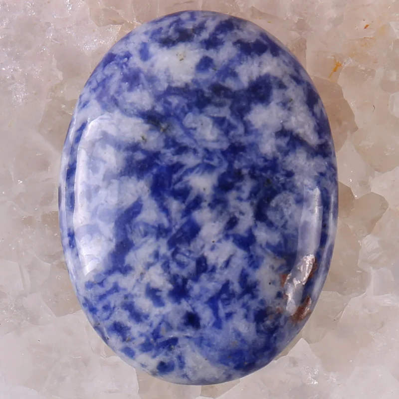 40x30MM Brazilian Sodalite Stone Oval Cabochon CAB Jewelry For Woman Gift Making 1PCS H084 | Украшения и аксессуары