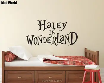 

Personalised Custom Name Wonderland Baby Name Wall Art Stickers Wall Decal Home DIY Decoration Removable Decor Wall Stickers