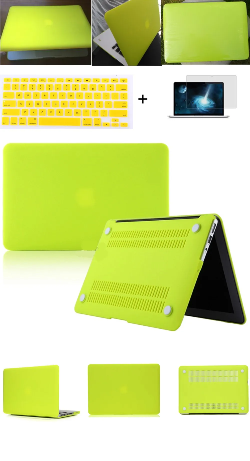 Матовый Жесткий чехол для ноутбука Mac Pro 12 13 15 16, защитный чехол для Macbook Air 11 11,6 13,3 Pro 13,3 15,4 Touch Bar