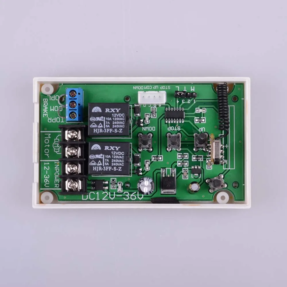 

DC 12V 24V 36V Motor Remote Switch Motor Forwards Reverse Up Down Manual Button Limit Switch Without Remote Control