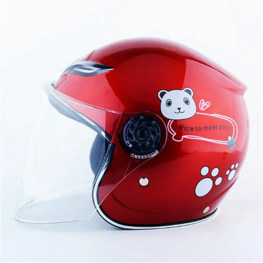 Милый детский удобный шлем безопасности для мотоцикла Capacete мотокросса шлемы Детский велосипедный шлем - Цвет: 1
