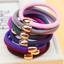 1PCS Golden Circle Solid Color Hair Accessories For Women Headband,Elastic Bands Hair For Girls,Hair Band Hair Ornaments For Kid