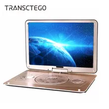 Dvd hd player portátil evd telefone, com 18 polegadas lcd digital multimídia cartão sd u disco fm tv jogo mping reprodutor de vídeo vcd rmvb