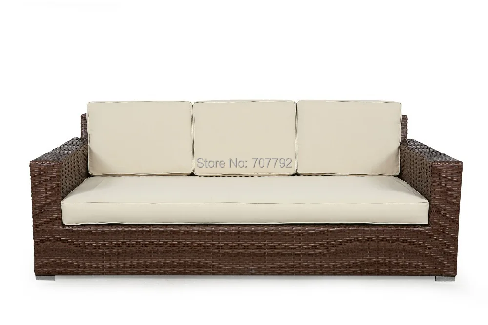 Modern Style SG 084A outdoor rattan synthetic three seat sofain Garden