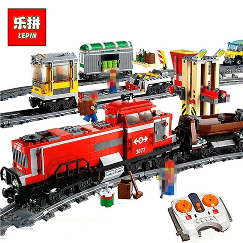 

In Stock Lepin Sets 02039 898Pcs City Figures Red Cargo Train Model Building Kits Blocks Bricks Educational Kids Toys Gift 3677