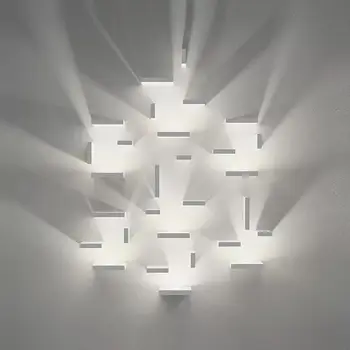 

Geometric Aquare Free Combination Led Wall Lamps Aisle Wall light Bedroom Light Stair Lamp Living room Wall Sconce Art Deco