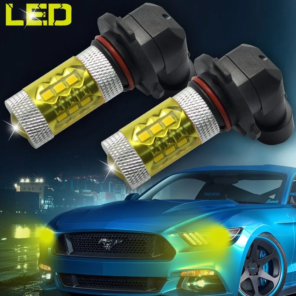2x H8 H11 9006 HB4 9005 HB3 H10 LED Car Fog Light 60W Samsung 2323 Chip