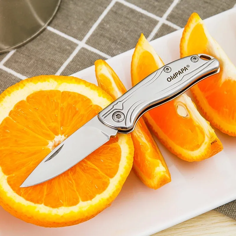 OldPAPA KuTools Нержавеющая сталь складной фрукты Ножи Портативный пилинг ножи
