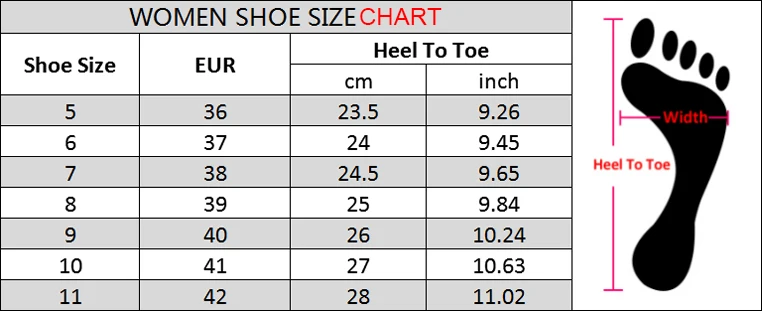 Motorbike Boots Size Chart