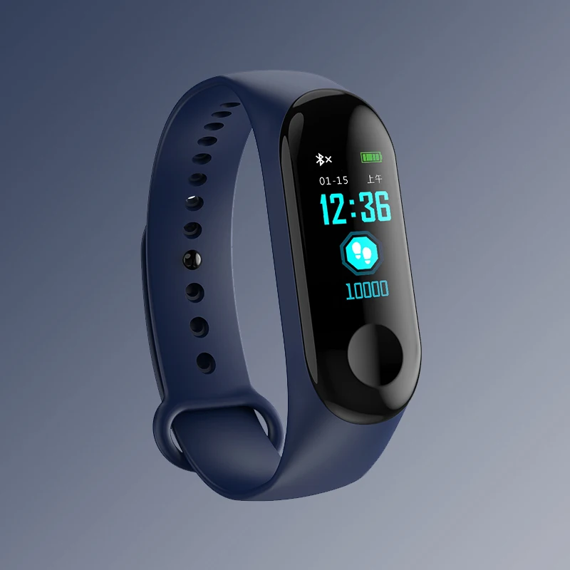 Спортивный Браслет, умные часы для мужчин и женщин, умные часы для Android IOS, фитнес-трекер, электроника, умные часы, смарт-часы, водонепроницаемые - Цвет: blue